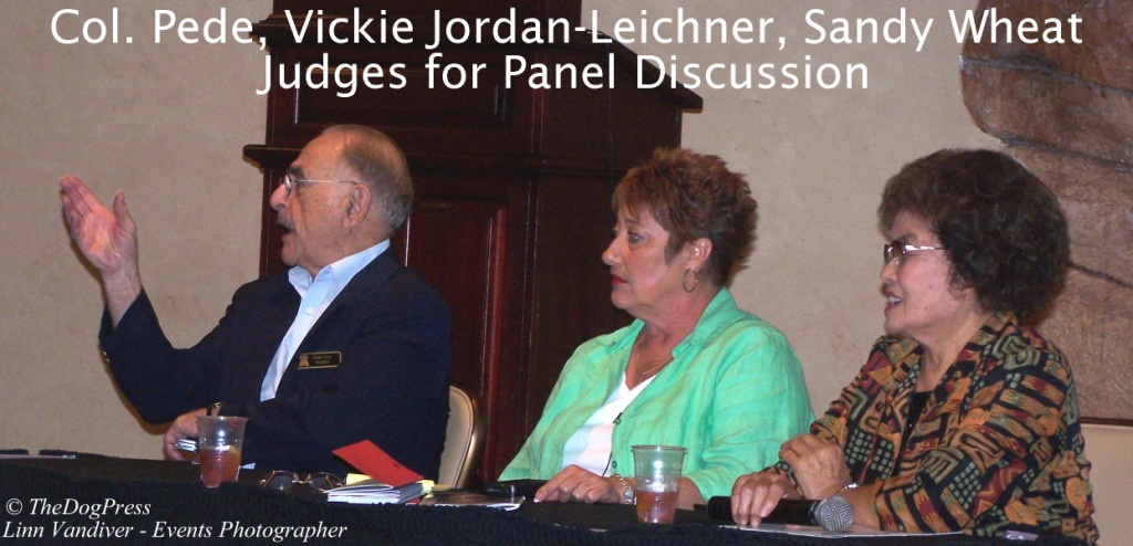 Col. Pede, Sandy Wheat, Vickie Leichner, ACEF Judges Panel